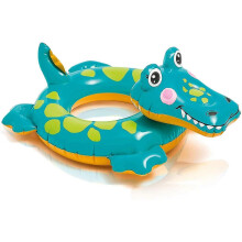 Aro de natación infantil, flotador, aro de natación con diseño de cocodrilo y bote de goma. Ideal para la piscina, la playa, las vacacio