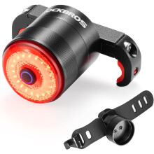 ROCKBROS USB Rechargeable Bike Rear Tail Light Smart LED Waterproof IPX6 Auto On/Off Cycling Light