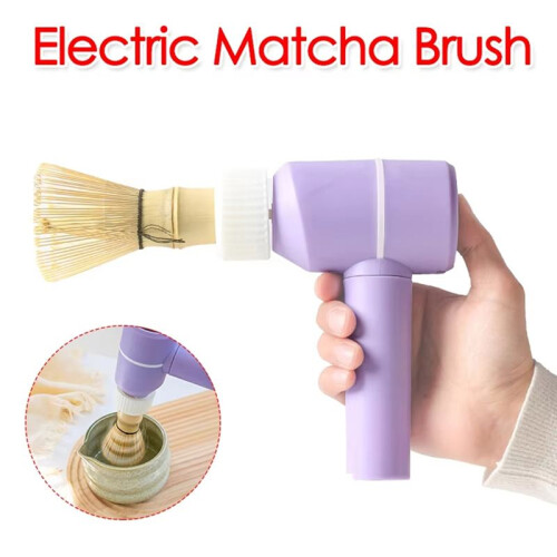 Matcha Brush Electric Bamboo Whisk Adjustable Quickly Whisking Matcha Tool Home DIY Tea-Making Tools Type-C Charging 2