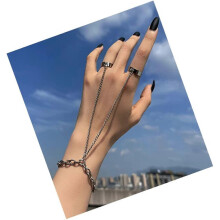 Βραχιόλι Δαχτυλίδι Αλυσίδα Χειρός Boho Ρυθμιζόμενα Βραχιόλια Σκλάβων για Γυν