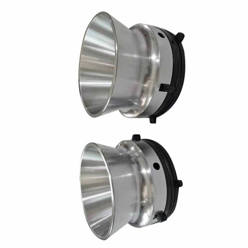 1 Par de Adaptador de Cubo NAB de 1/4 de Polegada e 10 Polegadas para Studer ReVox, Dispositivo de Carregamento Universal de Alumínio Prata 1