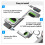to USB 3.0 Adapter Cable with Power Adapter External Hard Drive Cable for 3.5"/2.5" SSD/HDD  III Cable EU Plug 3