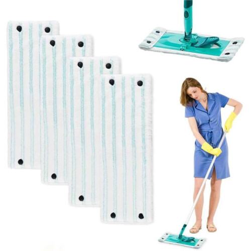 4PCS Microfibre Mop Covers for  Clean Twist Reusable Mop Pad Replacement Cleaning Accessories 42CM 2
