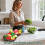3 Pack Wicker Baskets, Woven Bread Baskets Sets,Tabletop Food Vegetable Basket for Serving Display Kitchen Restaurant 5