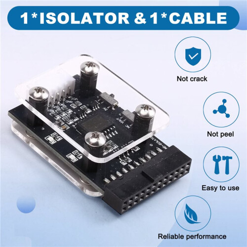 For Jlink Arm SWD Stlink Dap Link Isolator Microcontroller Motor High Voltage Isolation Board for JTAG Simulator 1