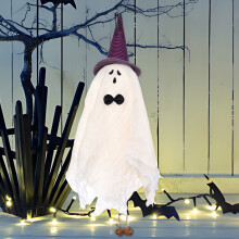 Witte Heks Spook Windgong Halloween Decoratie