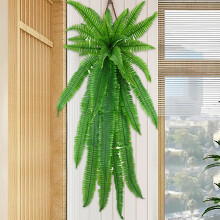 Miayilima Realistic Artificial Fern Plant for Outdoor &