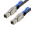 SAS HD SFF-8644 with IC to SAS SFF-8644 Server Stacking Interconnect Cable Data Transfer Expansion Cord for Server 1