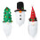 Christmas wine bottle cover red tree topper 3 pcs 2