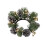 Christmas Candle Garland with Red Berry Holders 1