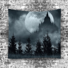 Halloween-kallo-gobeliini, polyesteri, 1 kpl