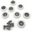 Duschdörrsrullhjul 25 mm diameter, 8-pack 1