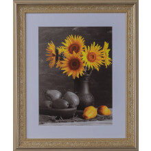 Sierlijke fotolijst van polystyreen (8x12 inch), zilverkleurig.