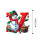 Christmas snowman ornaments red personalized 26 pcs 1