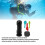 Ear Equalization Training Tool Ear Pressure Balance Diving Tool Smooth Intake Anodizin Process for Freediving Black 5