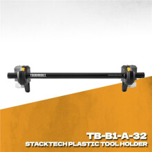 TOUGHBUILT TOUGHBUILT STACKTECH Papierhandtuchständer, Stapelbar, mit Separatem Aufhänger, Rollenhalterung und Seilaufbewahrung, Verbesserte Version