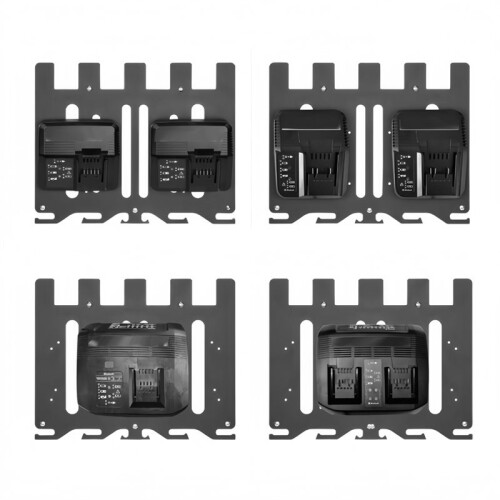 Multi Functional Wall Mount Bracket for  18V Battery Charger Case Holder Charger Power Tool Drill Fixed Storage 1