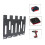 Multi Functional Wall Mount Bracket for  18V Battery Charger Case Holder Charger Power Tool Drill Fixed Storage 3