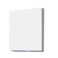 Tuya Zigbee   Wall Push Button  for AC Fan Curtain Motor Blinds Work 1 Gang Neutral Wire Required White