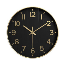 Silent Modern Clock for Wall, 3D Numbers Wall Clock for Kitchen Bedroom Living Room Office Classroom Decor Colour 6