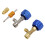 R134a Dosenzapf-Set blauer Metallspender mit Ventil 1