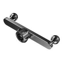 Double Mount Extender 1 to 2 Splitter Adapter Aluminum Splitter Adapter Extension Rod Adapter for Live Video Record