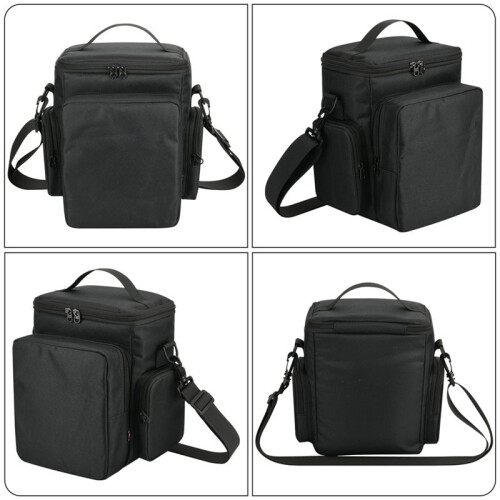 TXEsign Bolsa de Transporte para Microfone de Viagem com 6 Compartimentos Bolsa para Microfone Bolsa de Transporte para Microfone com Alça de Mão e 1
