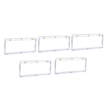 5-Delige Set Magnetische Boekjes- en Kaarthouders van 187 mm, Drievoudige Boekjes- en Kaarthouder, One Touch Trading Card Protector