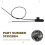 Car Engine Hood Front Release Cable for  S90 V90 XC90 2016-24 31352884 Accessories 5