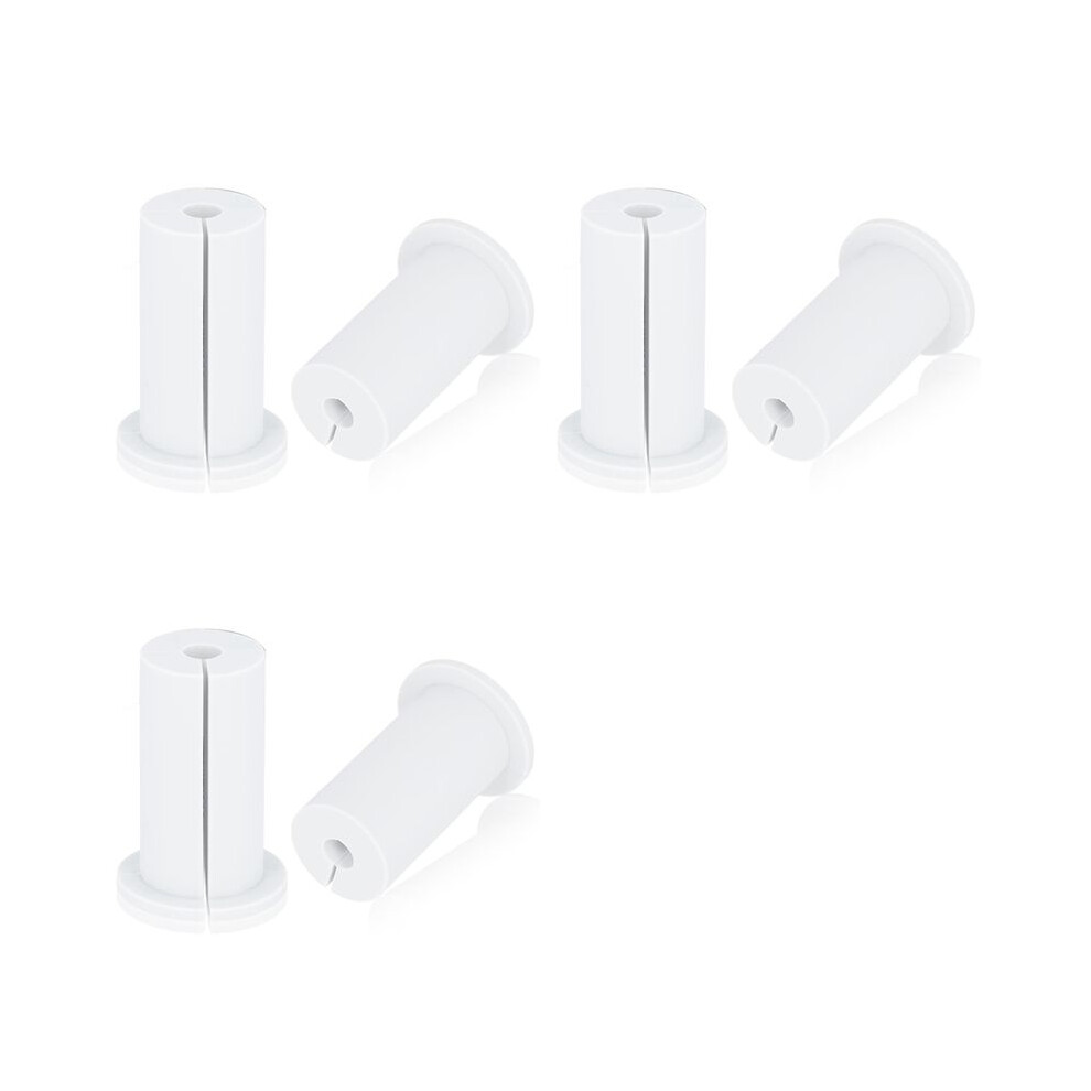 6Pcs Cable Routing Kit For Starlink, Cable Feed Through Bushings For 1Inch Wall Hole, Ethernet Cable Wall Grommet,White 6033875166636