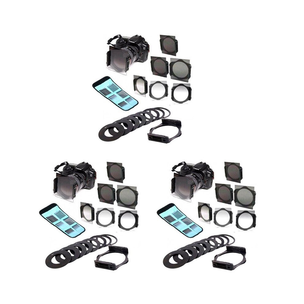 3X 17 In 1 Digital Camera Lens Gradual Nd Filter Set For Cokin P Series Light 4711150768325