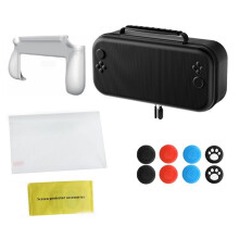 For  2 Storage Bag+Screen Protective Film+Joystick Caps+Replaceable Ergonomic Grip Handle for   2 A