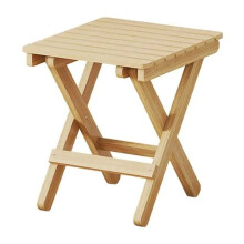 Small Folding Stool Portable Wooden Stool Chair Lightweights Fold- Step Stool Folding Foot Rest for Outdoor 28x36x29cm