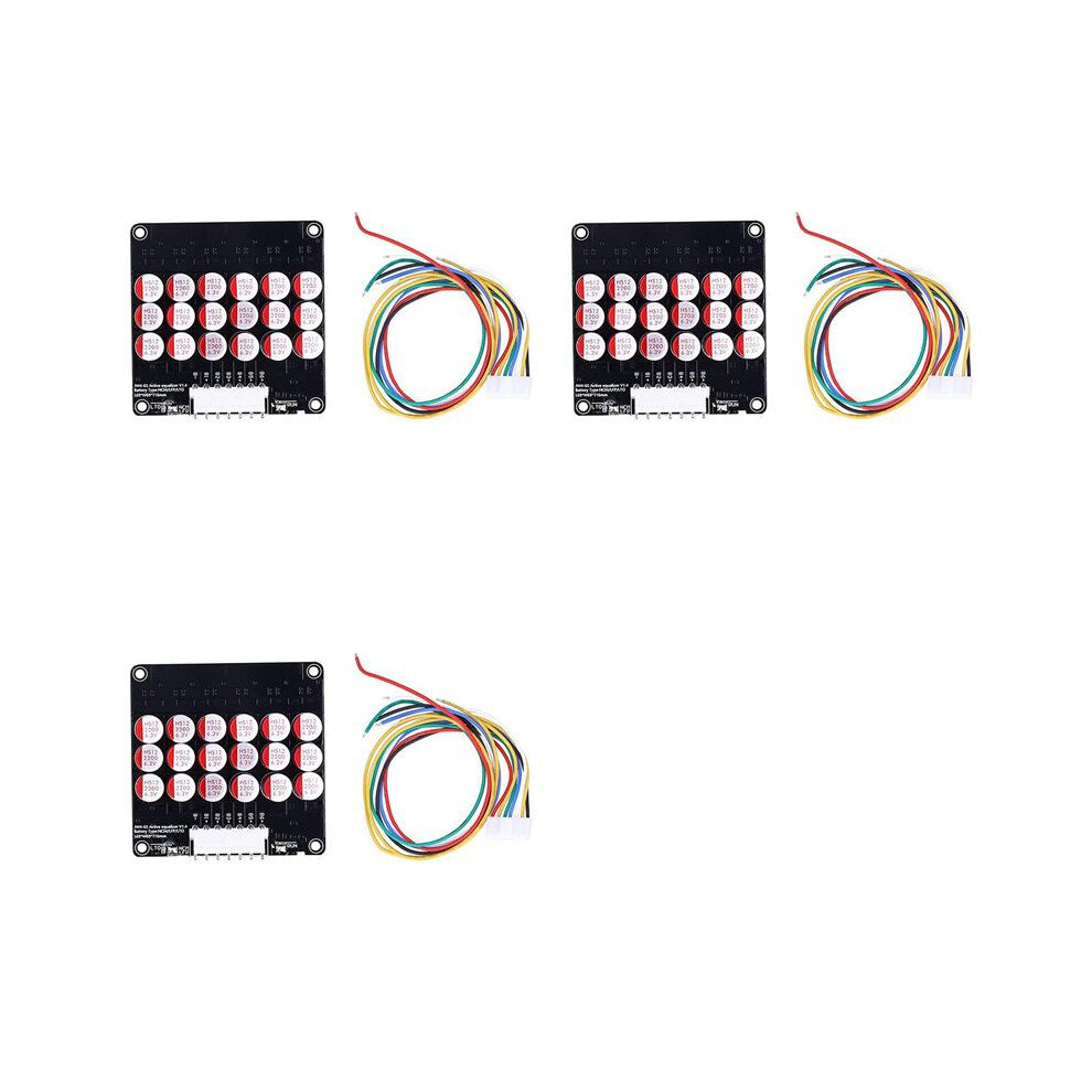 3X 6S Active Equalizer Balancer Lifepo4 / Lipo/ Lto Battery Equalization Capacitor Bms Board 6031006374066