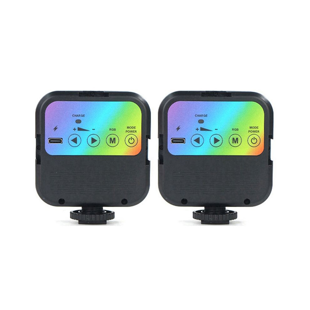 2X Rgb Full Color Fill Led Portable Atmosphere Video For Slr Cameras And Video Cameras Light 6032664199725
