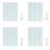 4X for Bambu 3D Printer CMYK Lithophane LED Backlight Board Kit USB C DIY Lithophane Photo Model 1
