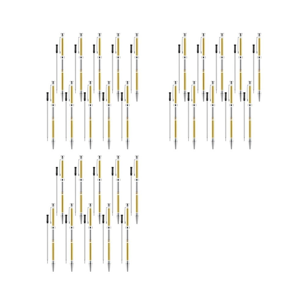 30 Pcs Pen Kits For Wood Turning 7Mm Slimline Pen Twist Kit With Refill Lathe Turning Supplies Silver 4711823497941