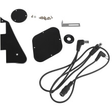 Pickguard /Cavity / Covers/Pickup Selector Plate /Bracket/Screws with 5 Guitar Effect Pedal 9V Power Supply Cable