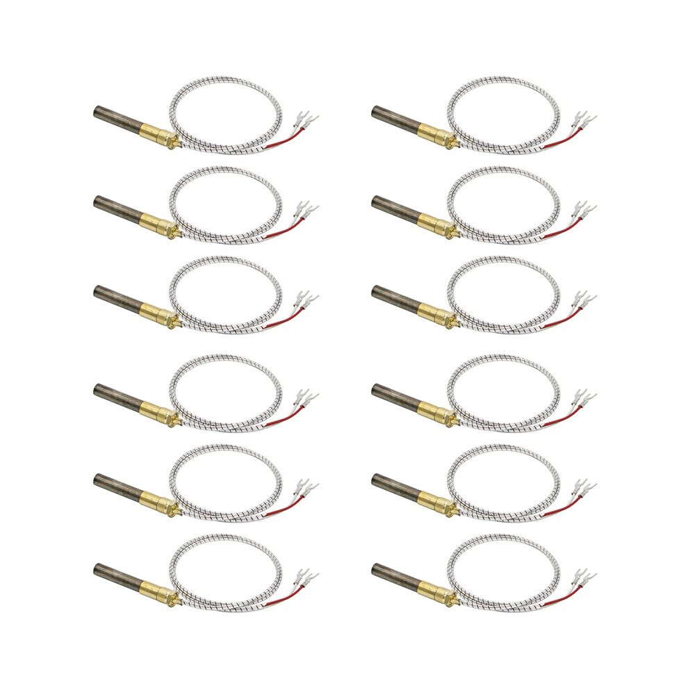 36In 750Mv Thermopile Fit For Heat Glo Heatilator, 750 Millivolt Thermocouple Replace For Fireplace Parts Q313a, 12Pcs 6033017073907