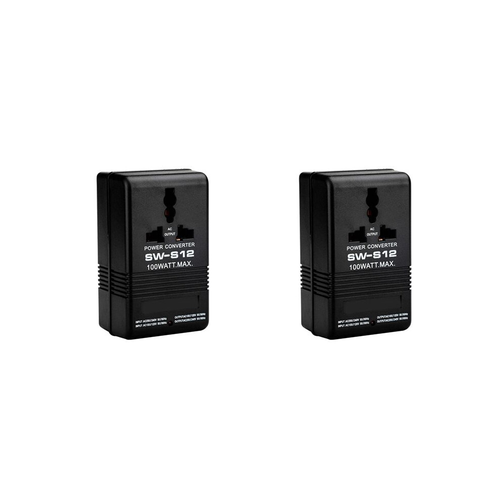 2X 100W Step- Or Down Voltage Converter Transformedual Voltage Transformer Power Converter 6034088883938
