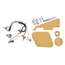 Guitar Wiring Harness with Cream Pickguard /Cavity / Covers/Pickup Selector Plate /Bracket/Screws
