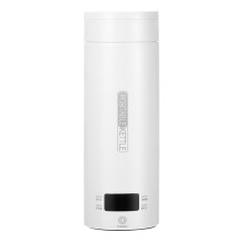 Small Electric Kettle White 304 Stainless Steel Travel Tea Boiler
