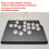 Keys Game Keyboard Hitbox Leverless Controller Fighting Gaming Joystick for Pc/Ps3/Ps4/Ps5/ Steam Arcade Pc Gift A 4