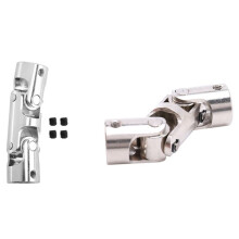 2set Rc Double Universal Joint Cardan Joint Gimbal Couplings with Screw,10X10mm & 6X6mm