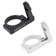 Litepro 2pcs Sp8 Folding Bike Front Derailleur Adapter Conversion Mounting Base Cycling Parts, Black & Silver