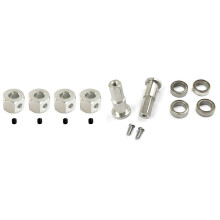 2 Set Metal Combiner Wheel Hub Hex Adapter 5Mm & 5Mm-12Mm