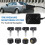 Android Navigation TPMS mit 4 Sensoren Alarmsystem USB Android Auto TPMS Drahtlose ÜBertragung ReifenüBerwachung (Intern) 8