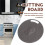 Cutting Board Plastic Kitchen Cutting Board Round Baking Board Fruit Vegetable Cutting Board with Handles 31cm 3