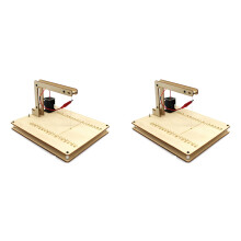 2X PVC-Profi-Schaumschneider, Elektrische Schaum-/Polystyrol-Schneidemaschine, Hochwertige Polystyrol-Schneidwerkzeuge A