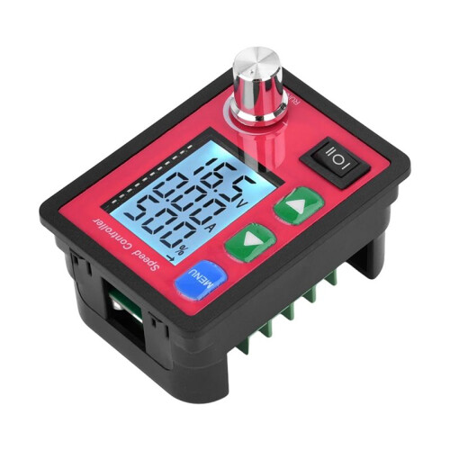 12V Voltage Regulator PWM  Motor Speed Controller PWM 12V 24V 48V Voltage Amp Display Remote Control Forward Reverse 2